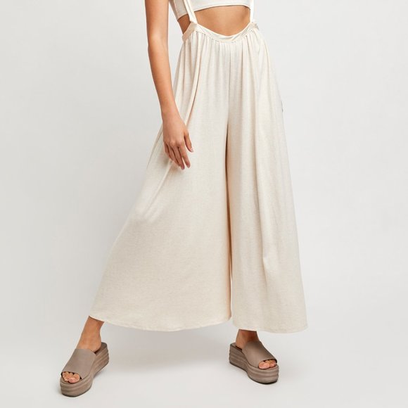 Free People Pants - NWT Free People Brookside Set / Ivory